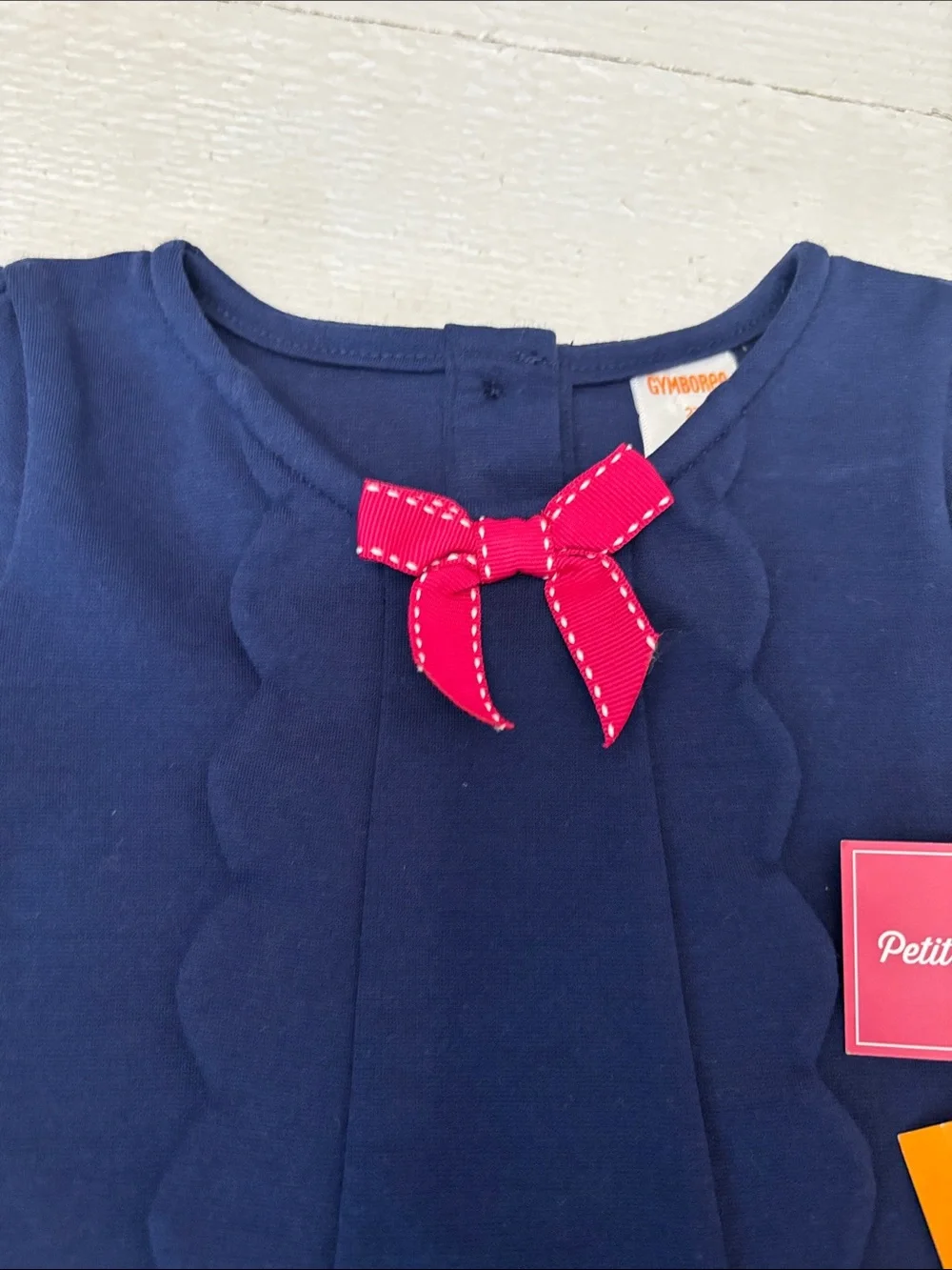 Gymboree Navy Dress with Scallop Detail 2T NWT